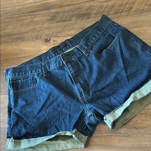 Kenneth Cole Denim Blue mens Shorts sz 34